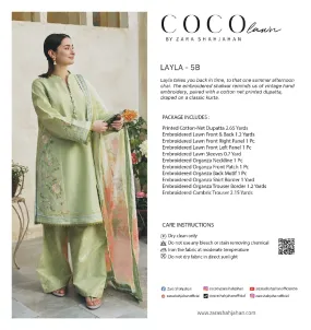 05B -LAYLA -  COCO LAWN UNSTITCHED 24