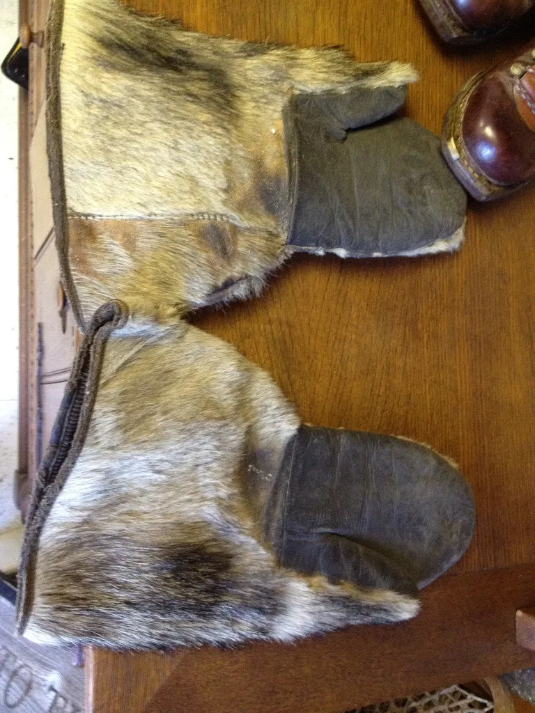 1890s Seal Skin Mittens