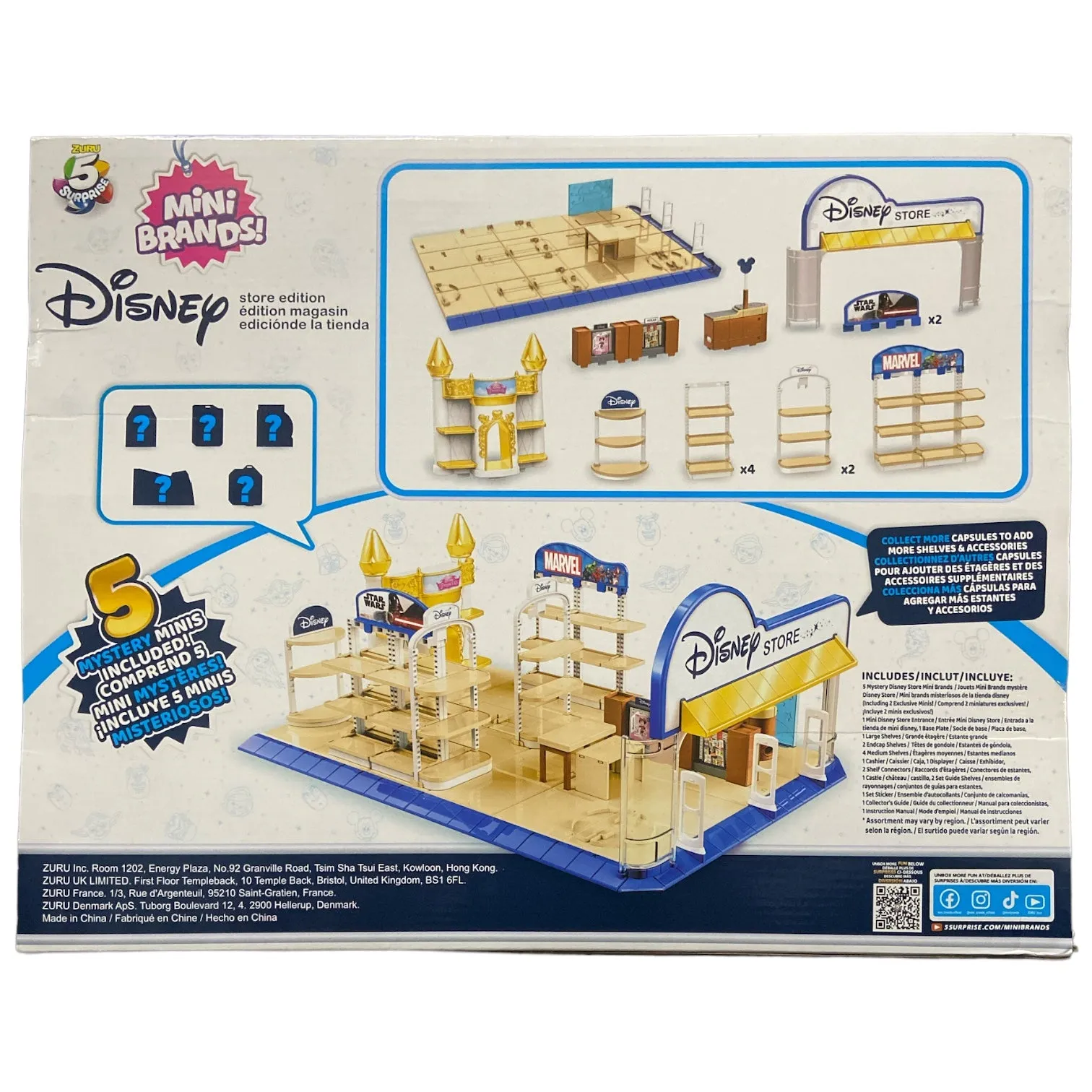 5 Surprise Mini Brands Disney Toy Store Playset by Zuru