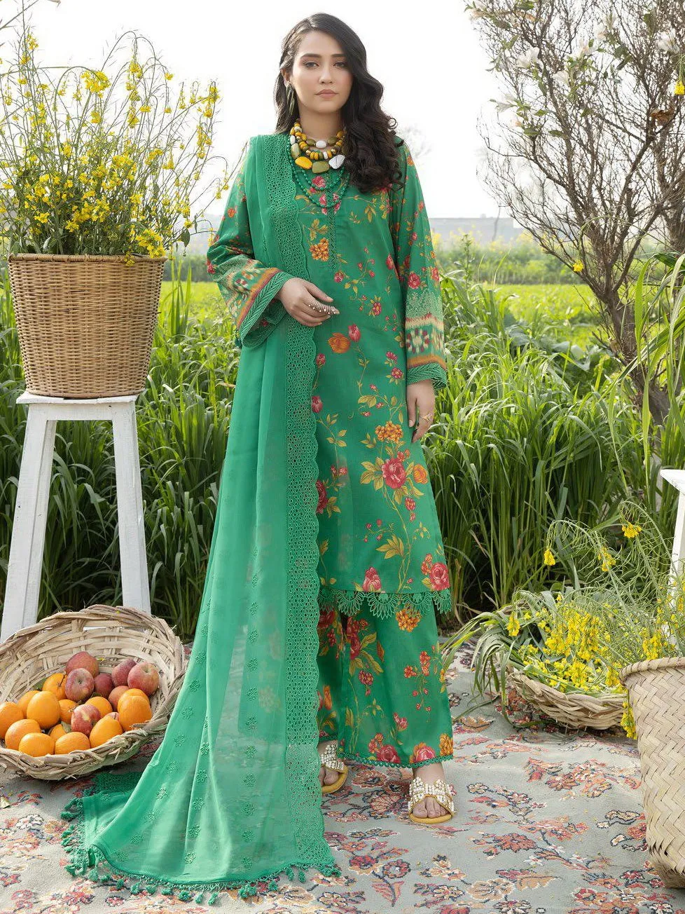 Aafreen by Riaz Arts Digital Printed Lawn Unstitched 3Piece Suit AF-31