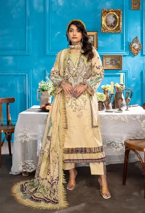 Aangan by Humdum Digital Printed Lawn Unstitched 3Pc Suit AG-04