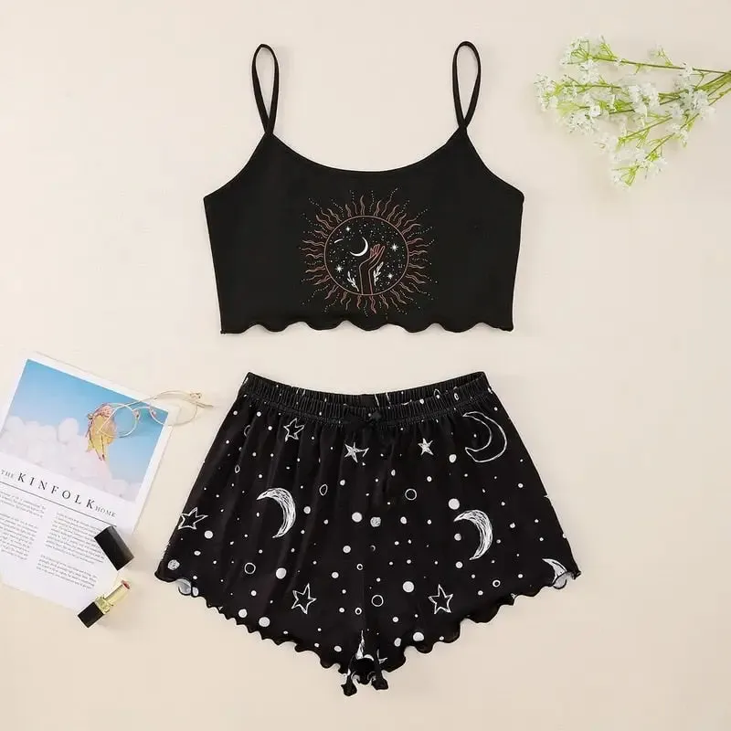 Aesthetic Moon & Stars Pajamas