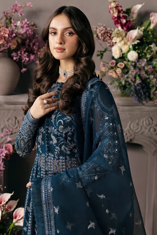 Afrozeh Embroidered Chiffon Unstitched 3 Piece Suit - 02