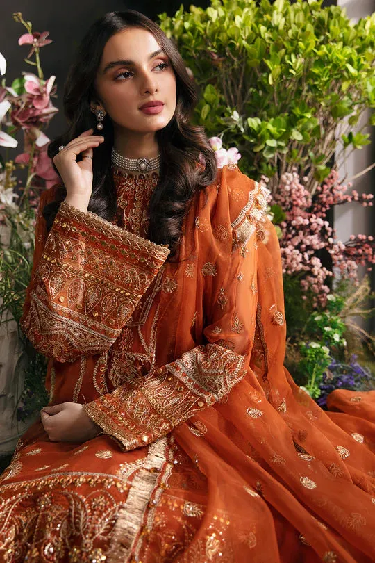 Afrozeh Embroidered Chiffon Unstitched 3 Piece Suit - 07