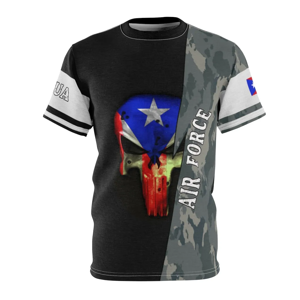 Air Force Camo Boricua - Unisex AOP Cut & Sew Tee