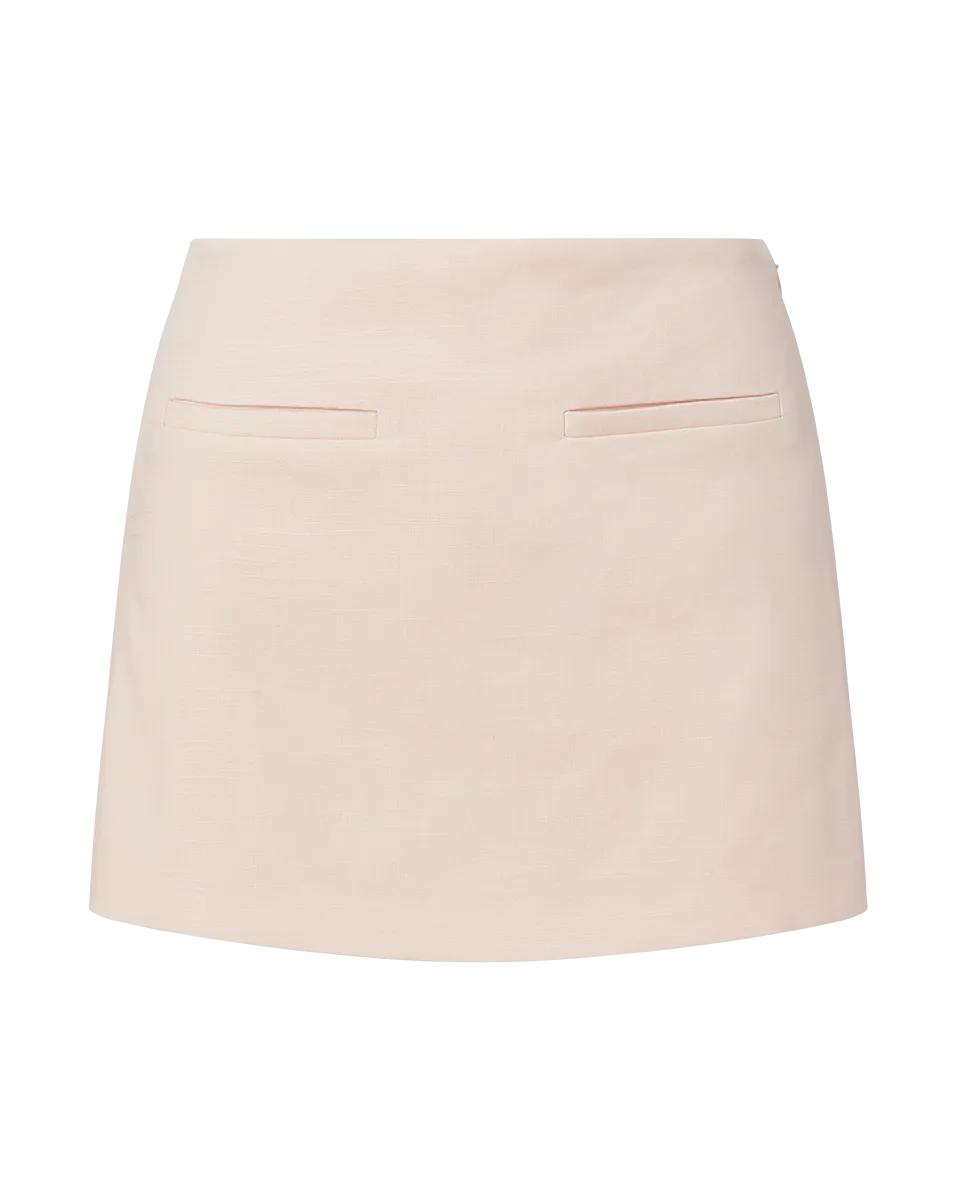 Alida Stretch-Linen Skort