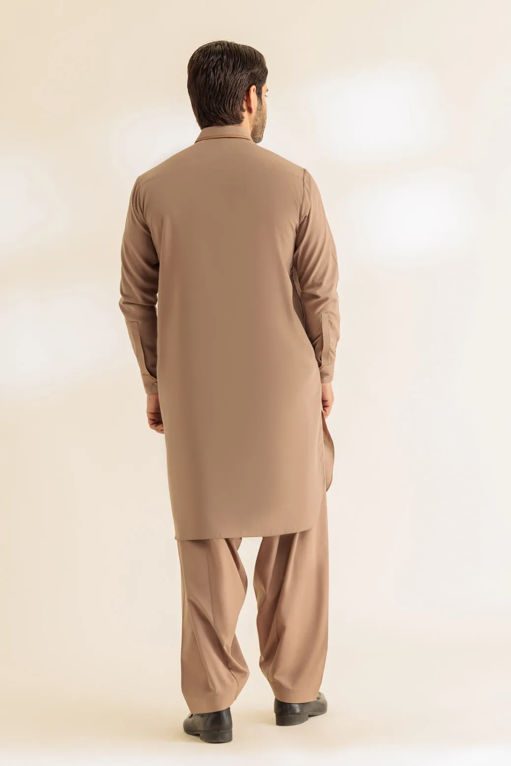 ALMOND-BLENDED-SHALWAR SUIT - (GSSR24-006)