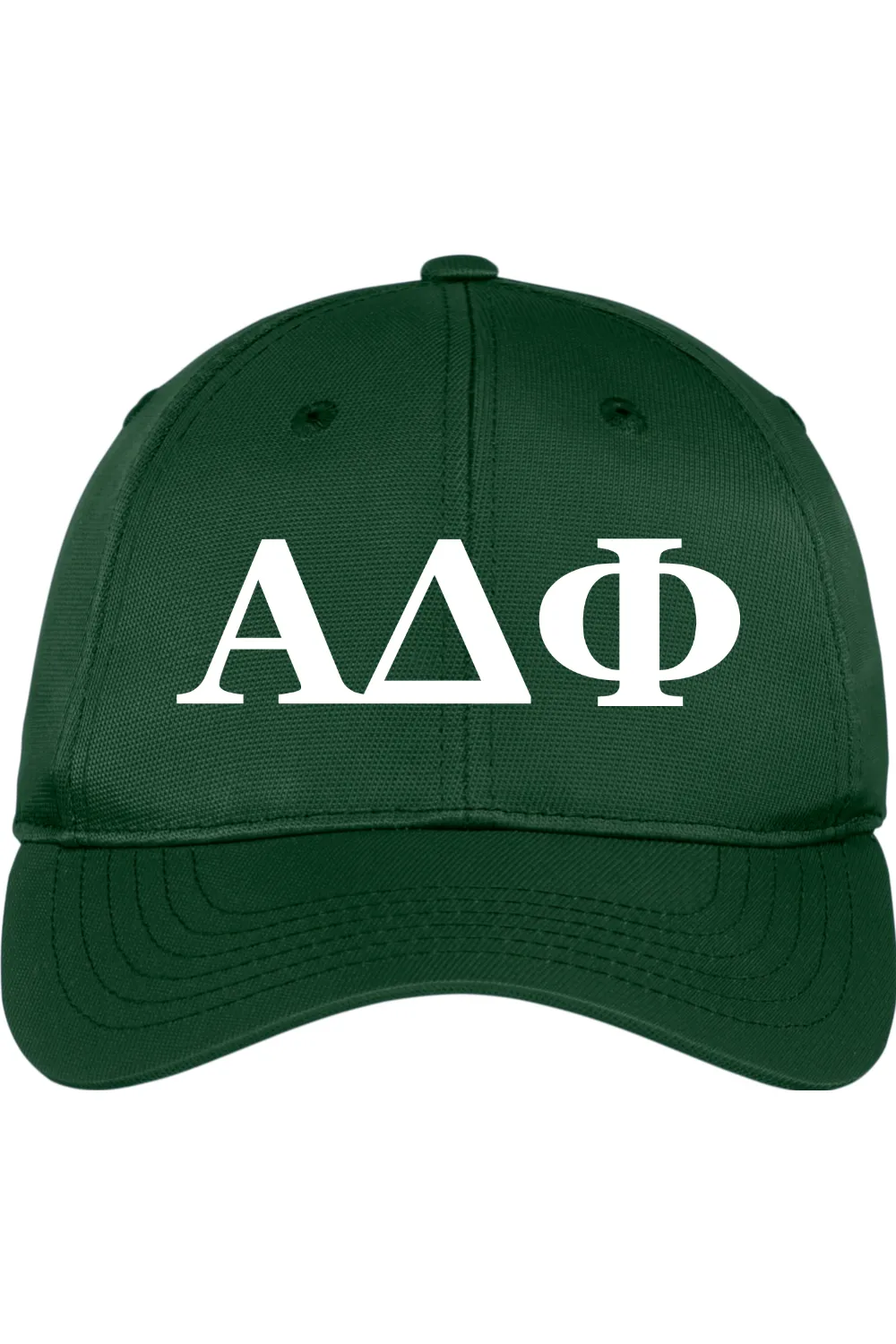 Alpha Delta Phi - Dry Zone Nylon Cap - White Embroidered Letters