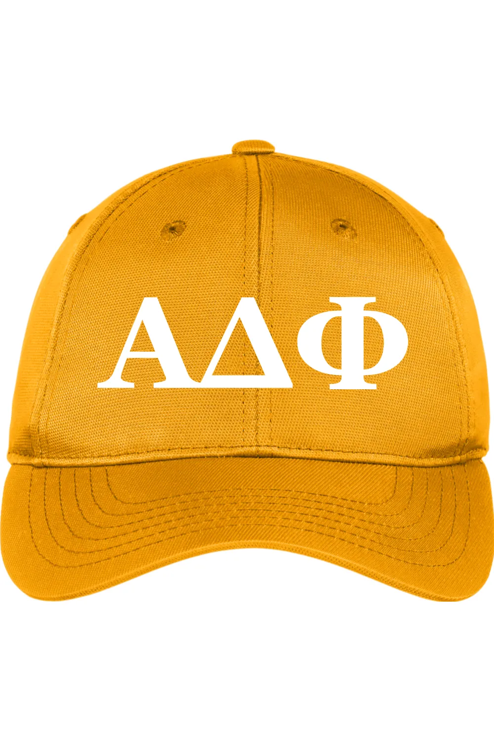 Alpha Delta Phi - Dry Zone Nylon Cap - White Embroidered Letters