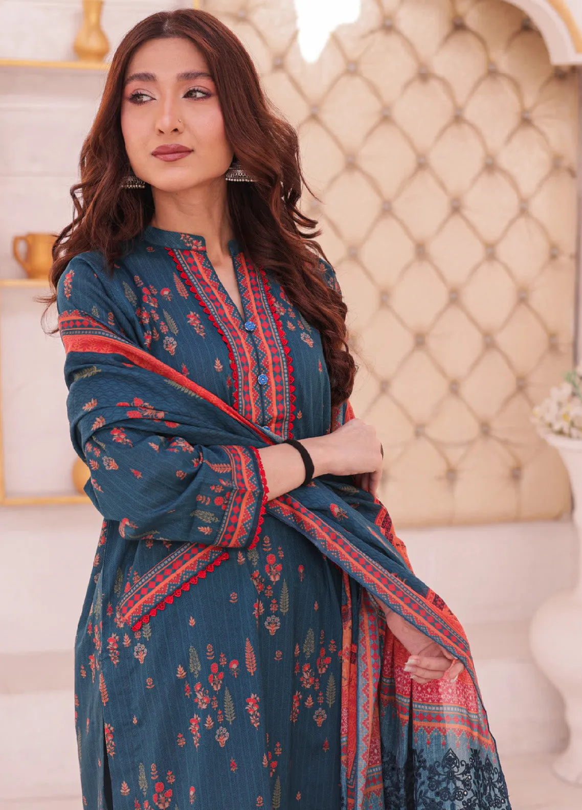 Andaaz By MTF Digital Printed Lawn 3 Piece Unstitched Suit MTF24ADPL-05