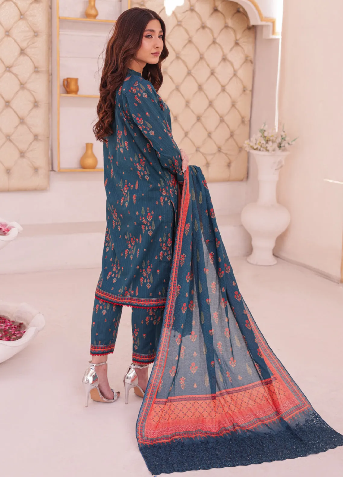 Andaaz By MTF Digital Printed Lawn 3 Piece Unstitched Suit MTF24ADPL-05