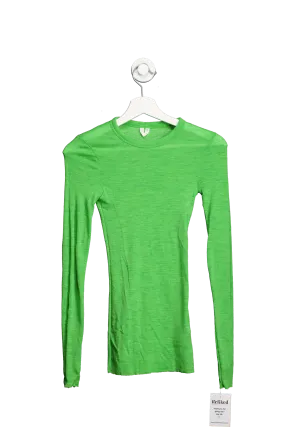 Arket Green Long Sleeve Top UK S