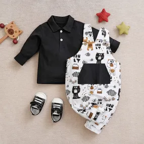 Baby Boy 0-18M Brown Bear Outfit Set