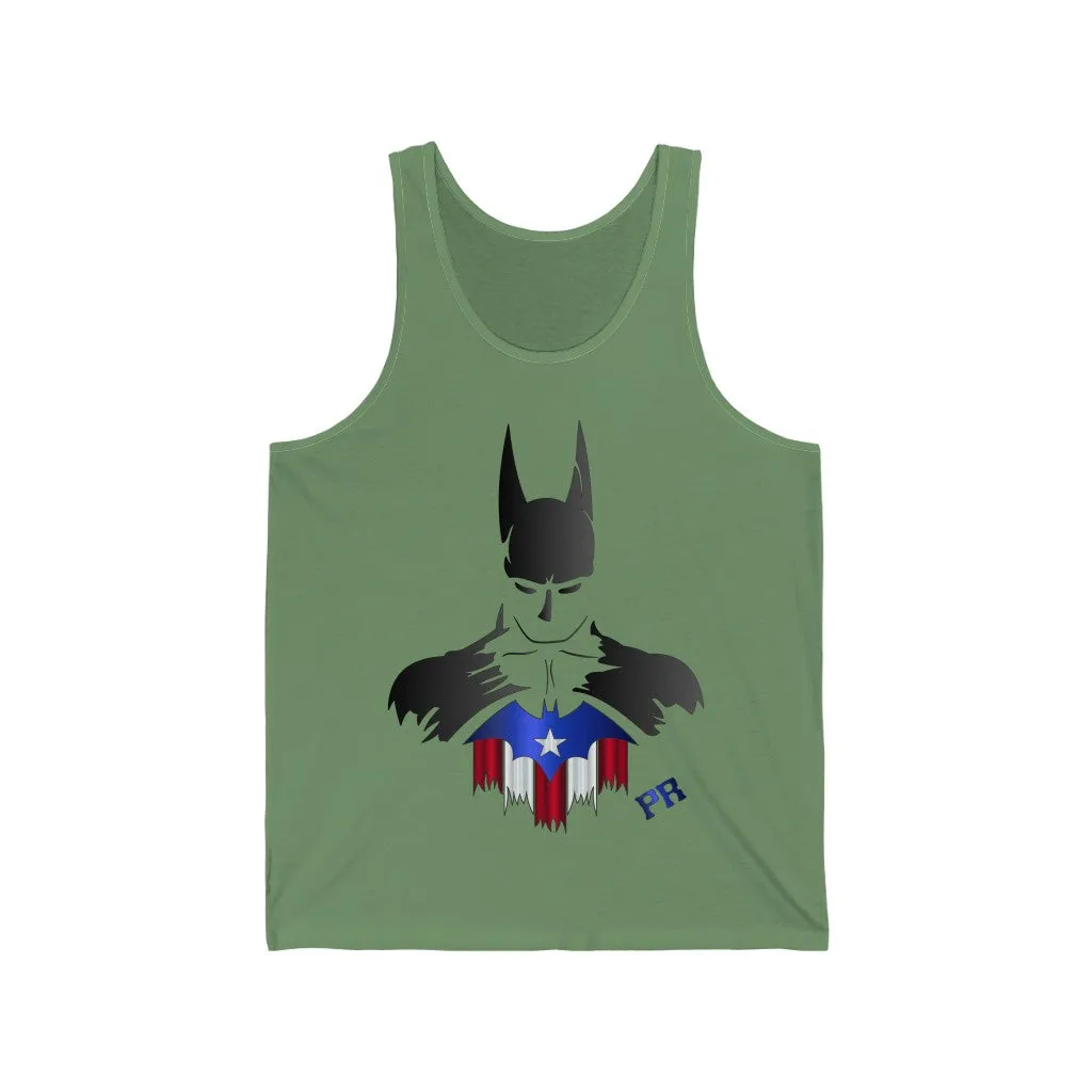 Badass PR Bat Man - Unisex Jersey Tank