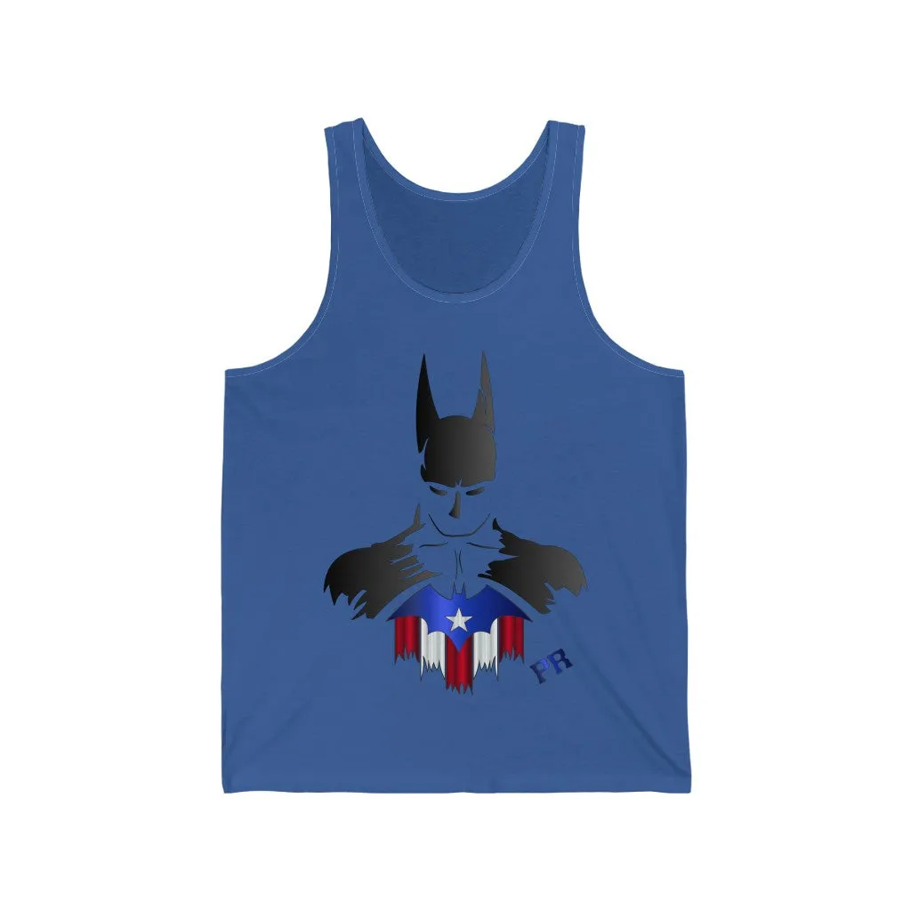 Badass PR Bat Man - Unisex Jersey Tank