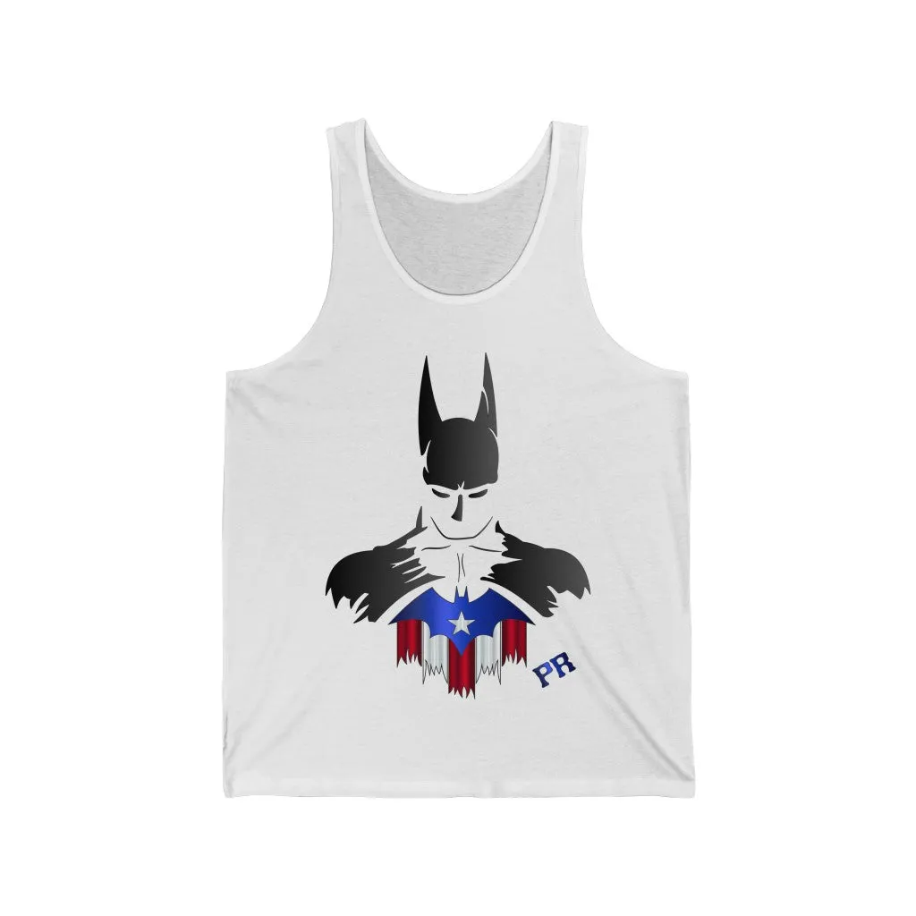 Badass PR Bat Man - Unisex Jersey Tank