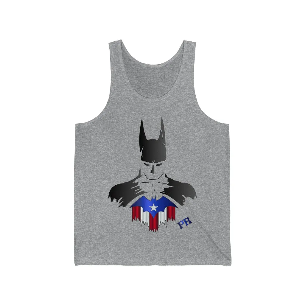 Badass PR Bat Man - Unisex Jersey Tank