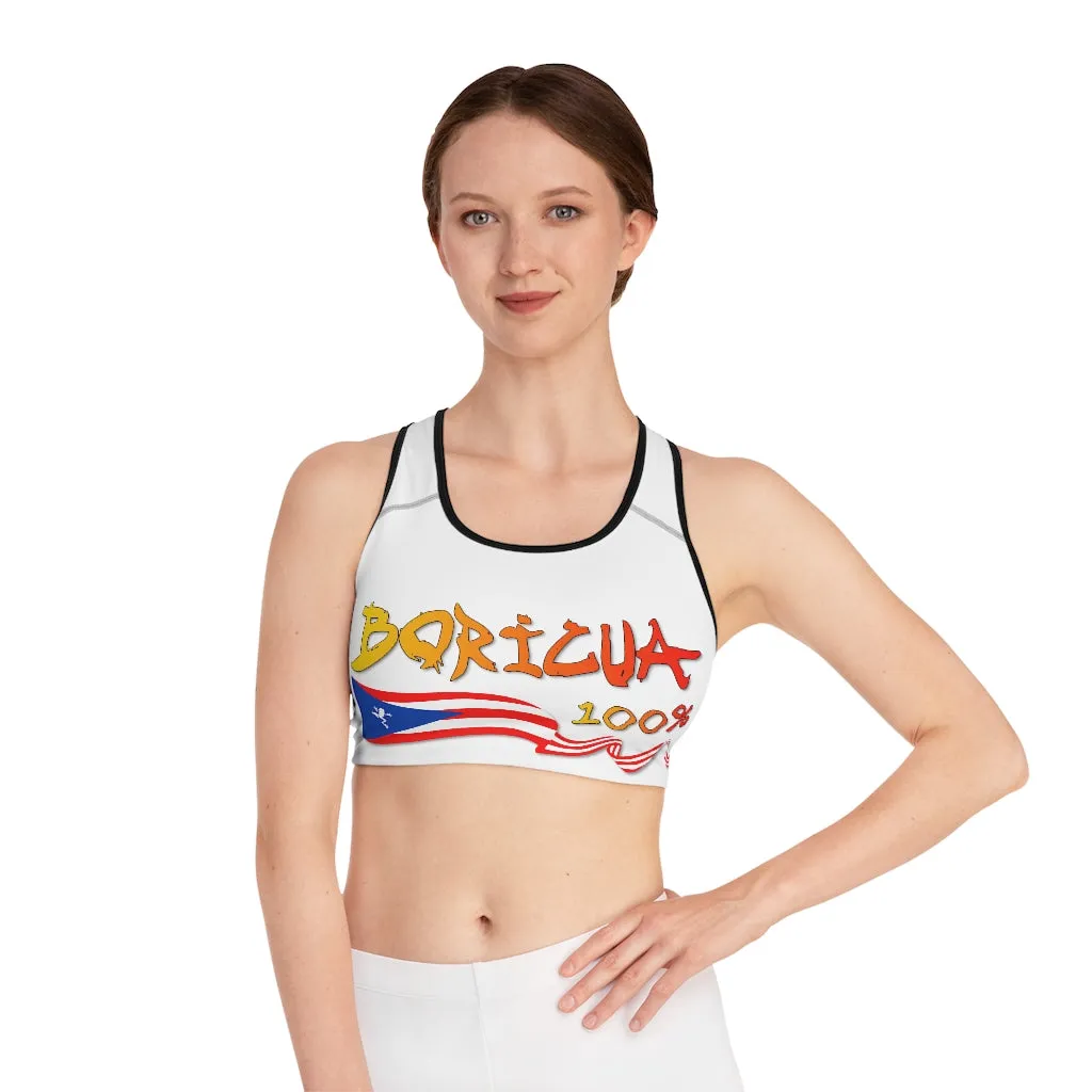 Boricua 100% - Sports Bra (AOP)