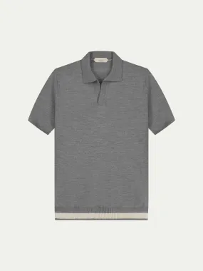 Buttonless AUR1 Polo Dark Grey