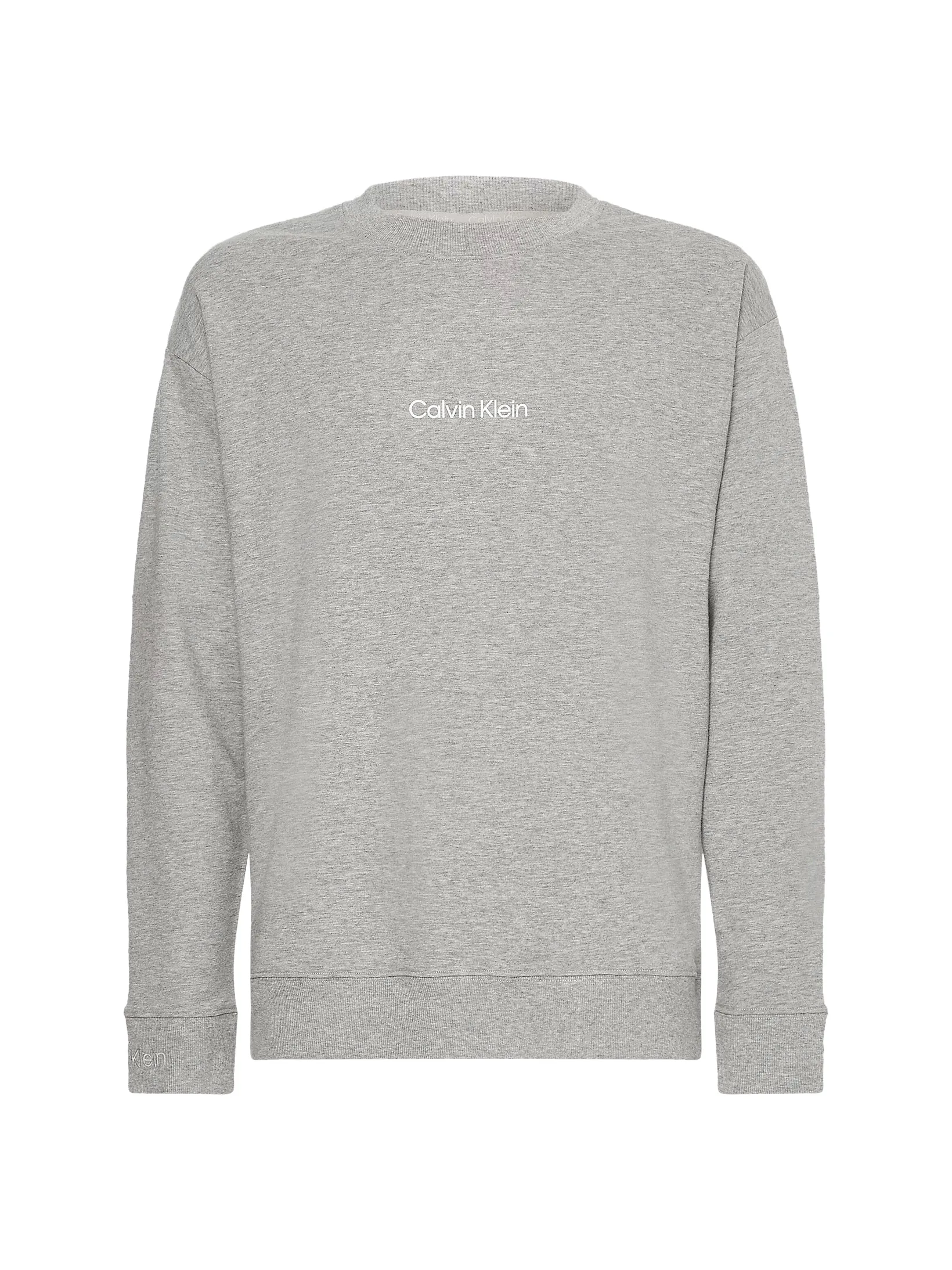 Calvin Klein Mens Lounge Crew Neck Sweatshirt - Modern Structure