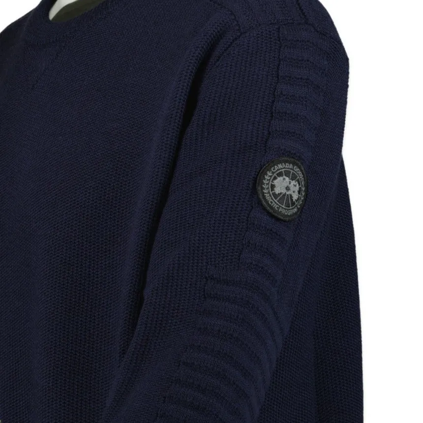 CANADA GOOSE  'PATERSON' KNIT SWEATER NAVY