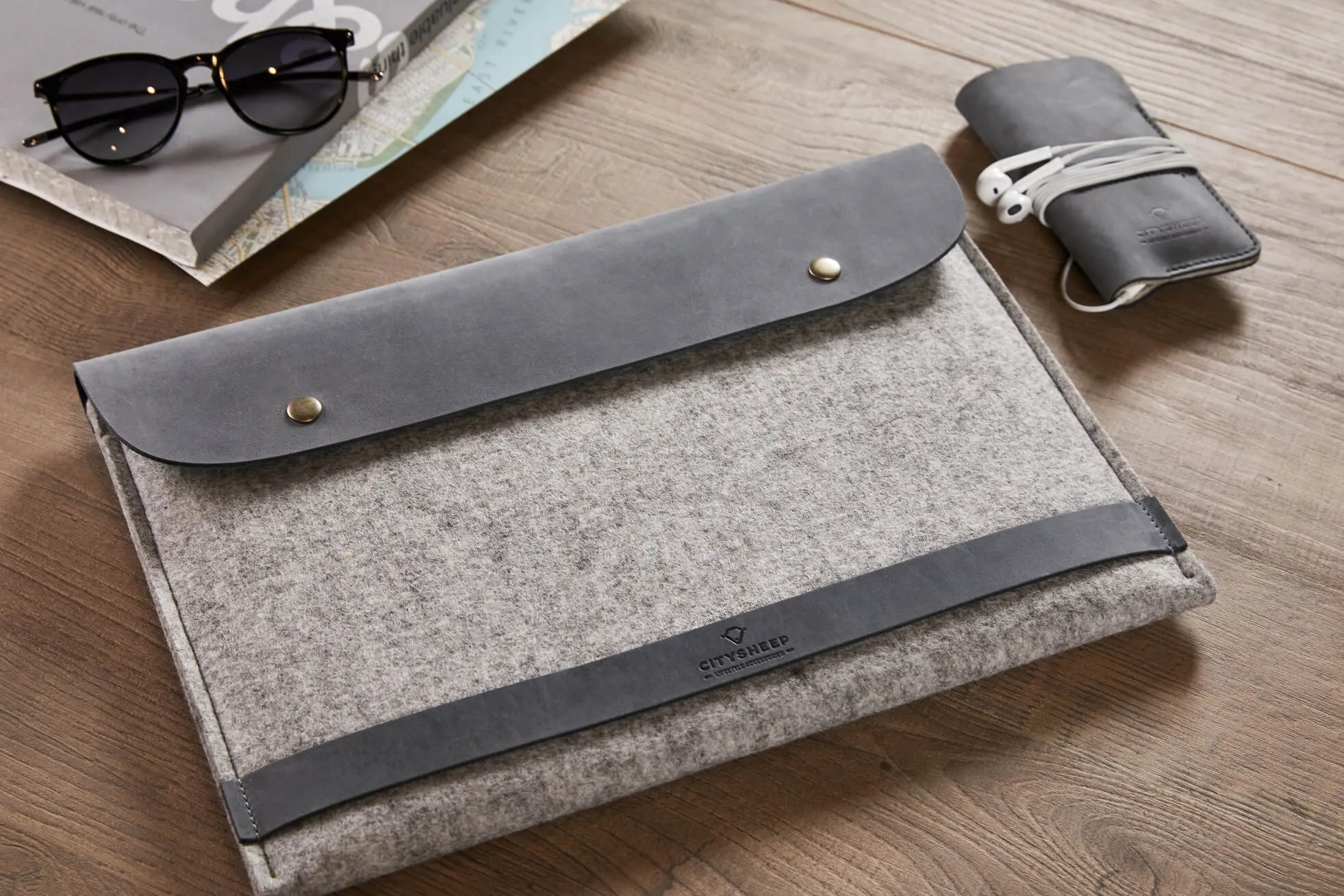 CARRY MORE MacBook Case/ Scandinavian Grey/