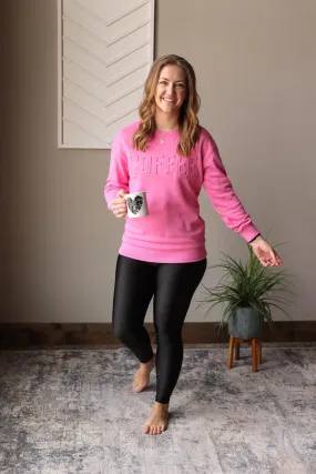 Cotton Candy Pink COFFEE Sweatshirt