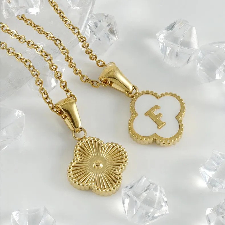 Cyrus Vintage Initial Necklace