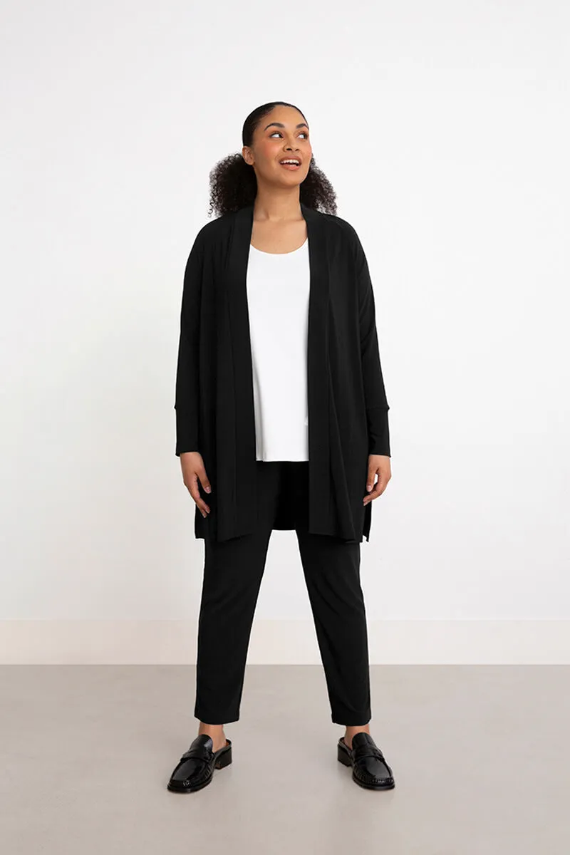 Everyday Cardigan Long | Black