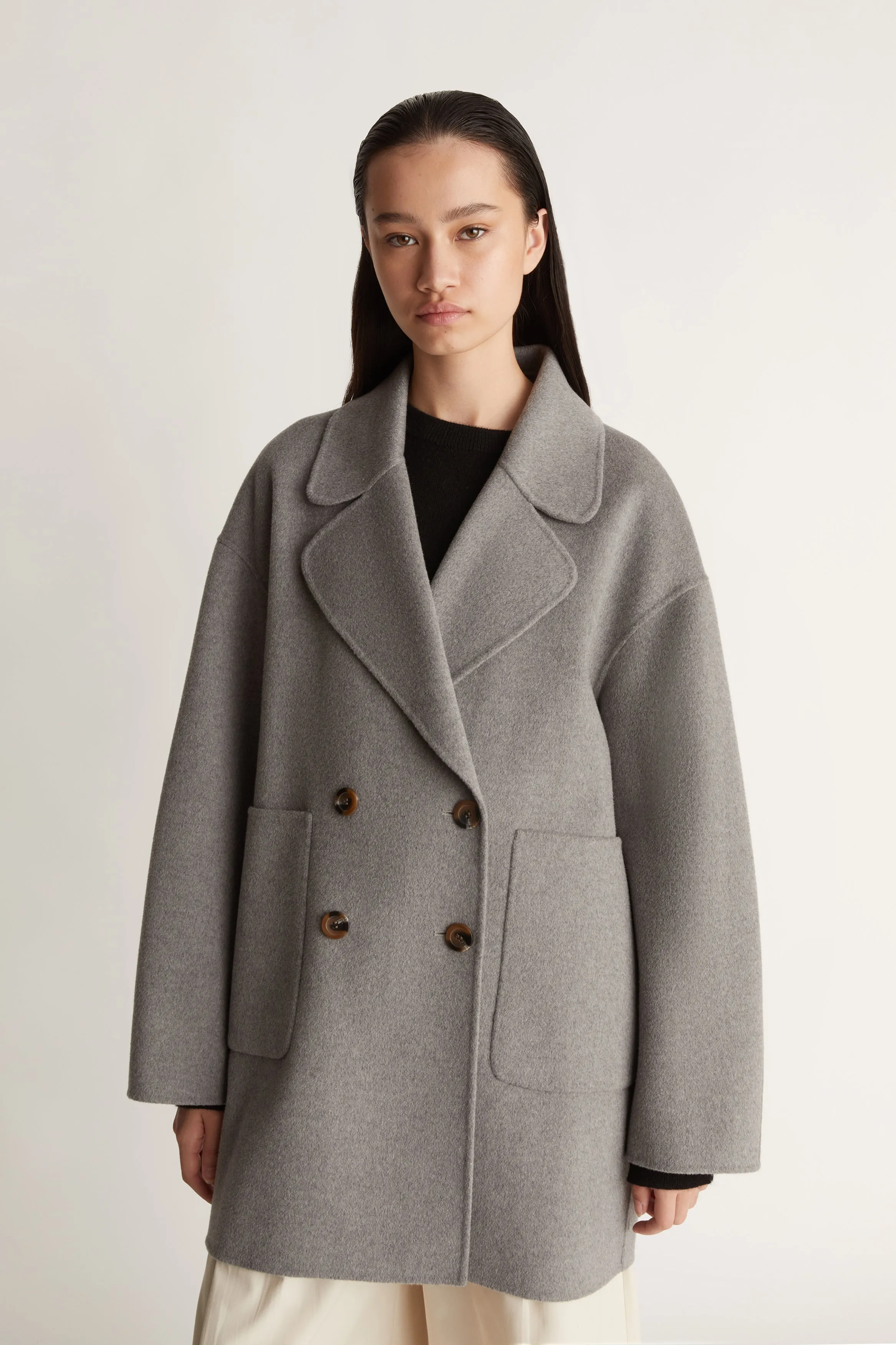 Florentine Cashmere Pea Coat