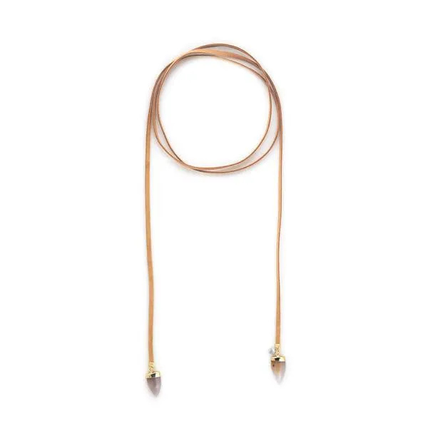 HAYLEY CAMEL & AGATE CHOKER