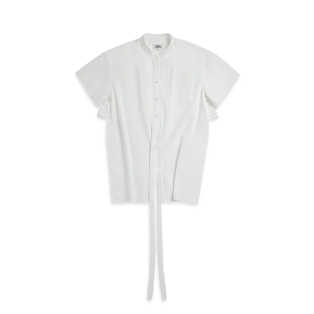 Hi Low Wrap Shirt Pure White