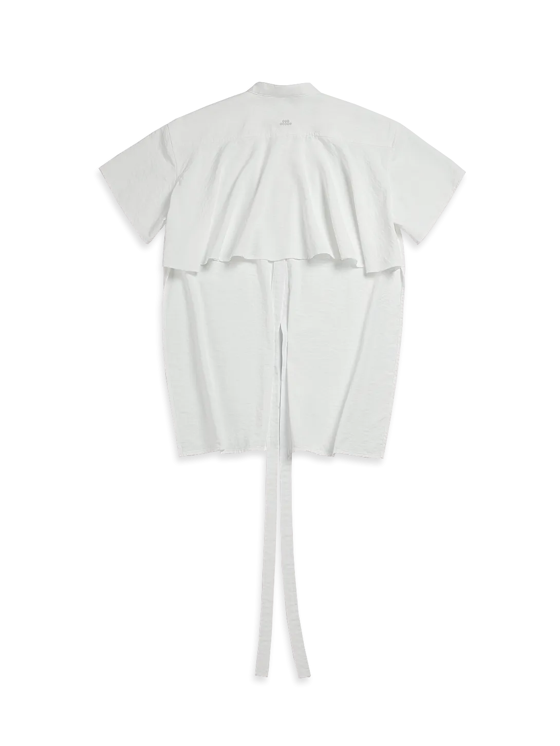 Hi Low Wrap Shirt Pure White