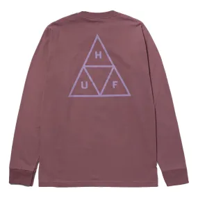 HUF HUF SET TT L/S TEE-MAUVE