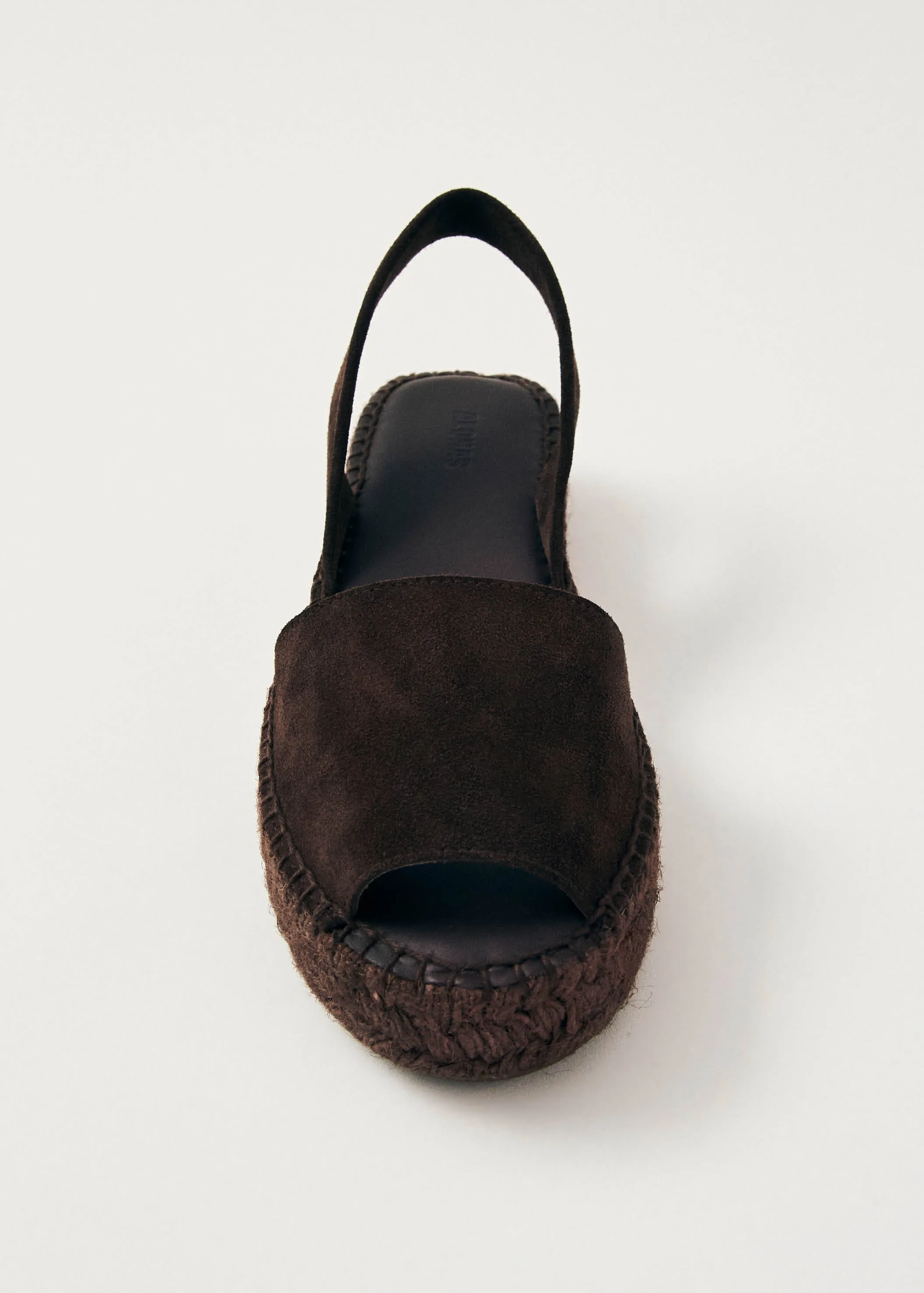 Ibizas Suede Brown Leather Espadrilles