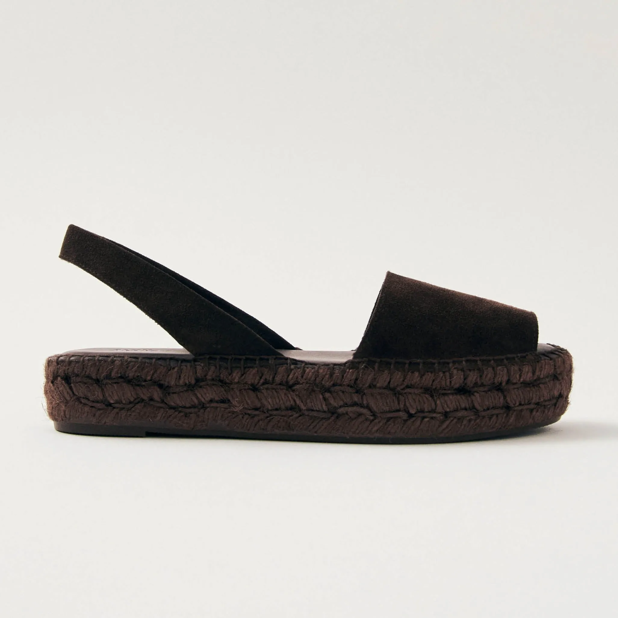 Ibizas Suede Brown Leather Espadrilles