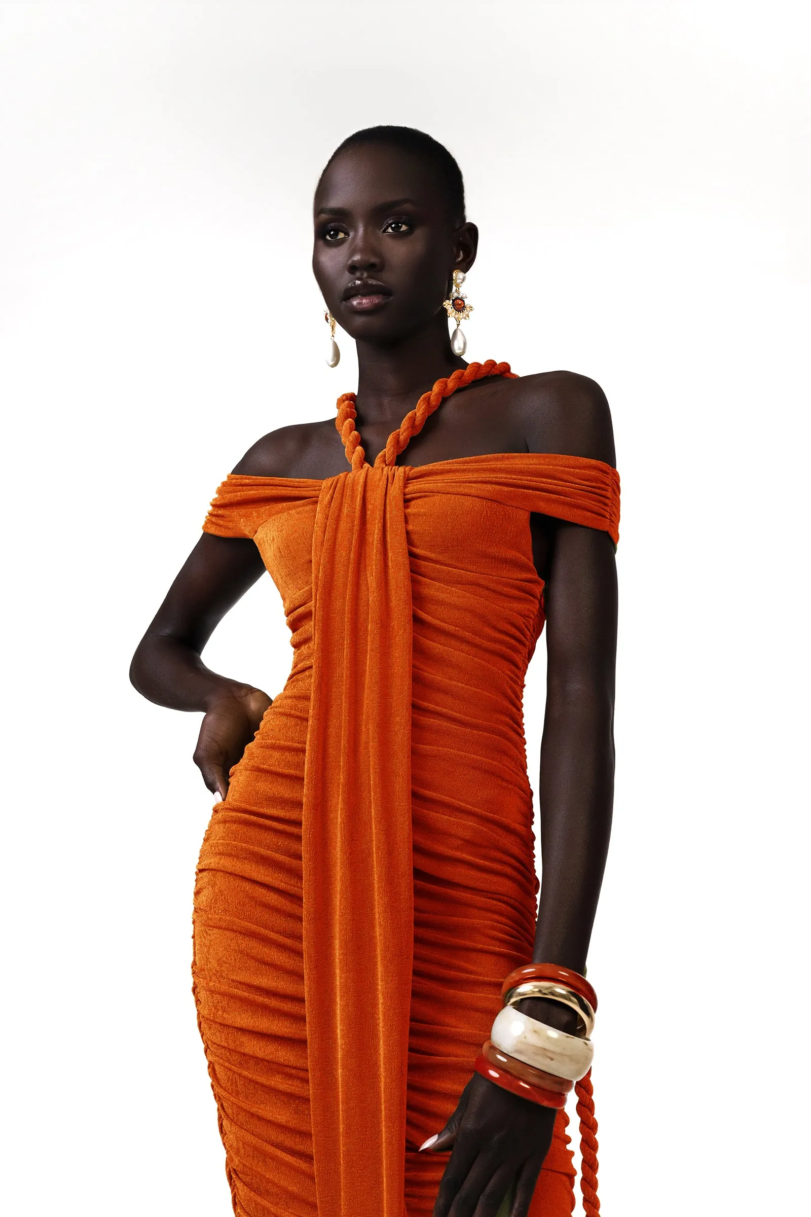 Korro Dress - Orange