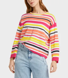 LONG SLEEVE STRIPED SWEATER