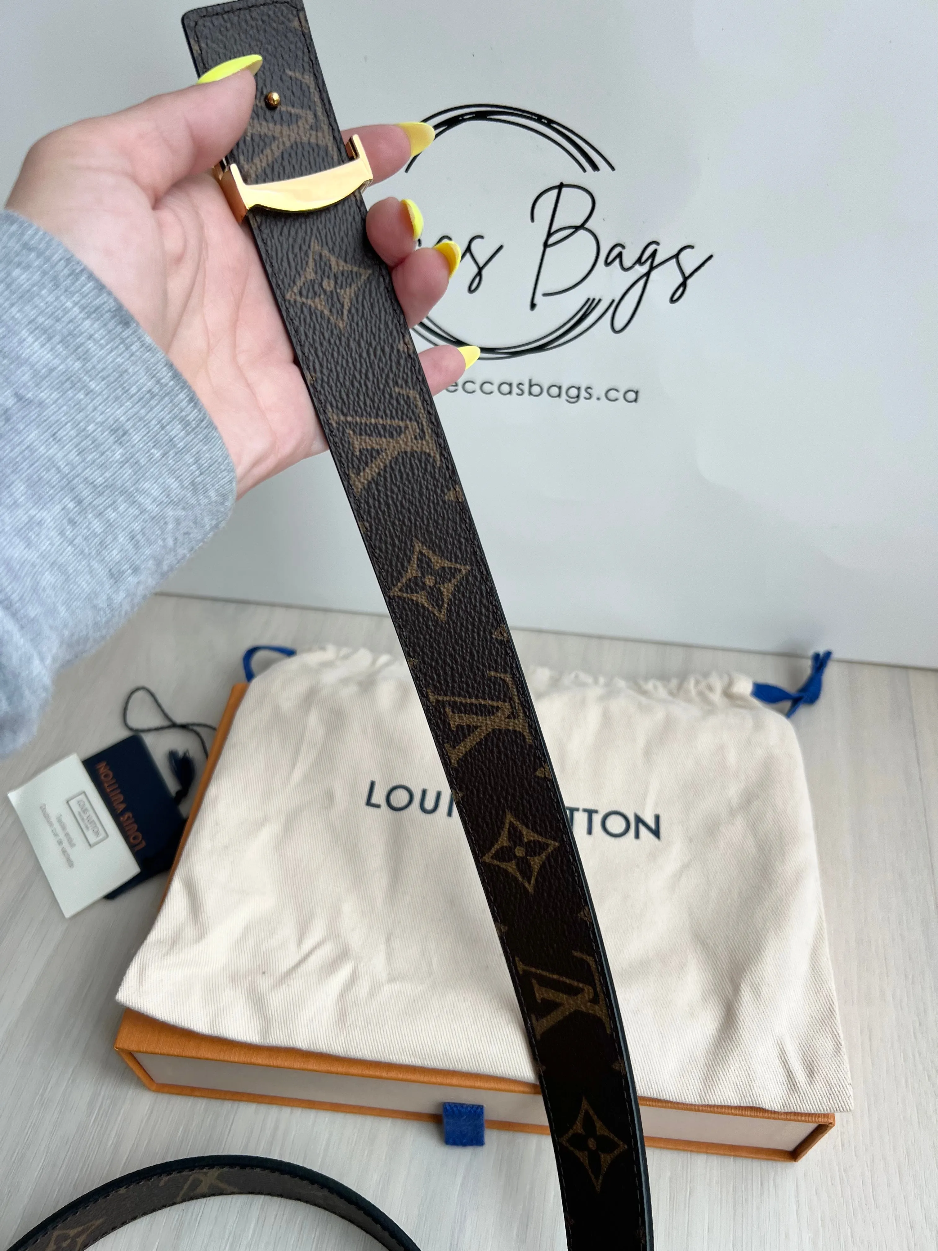 Louis Vuitton Initials 30mm Reversible