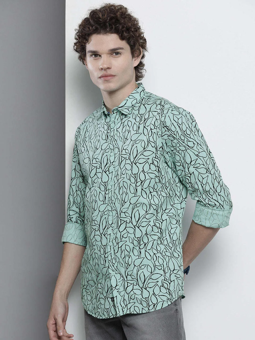 Men Abstract Printed Shirt