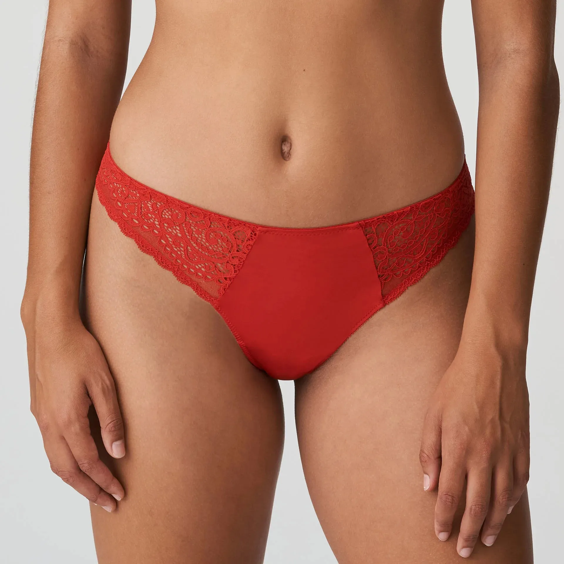 Prima Donna Twist Thong - I Do - Red , Nude