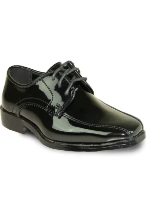 "Firenze" Kids Black Tuxedo Shoes