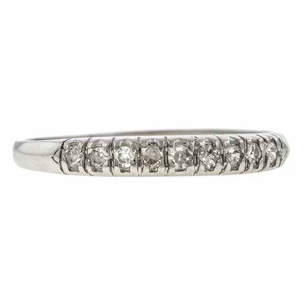 Vintage Diamond Wedding Band Ring