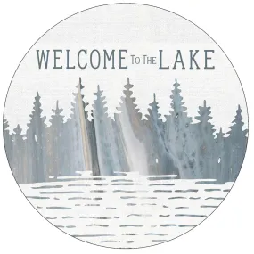 Welcome To The Lake Round Coasters - Set of 4