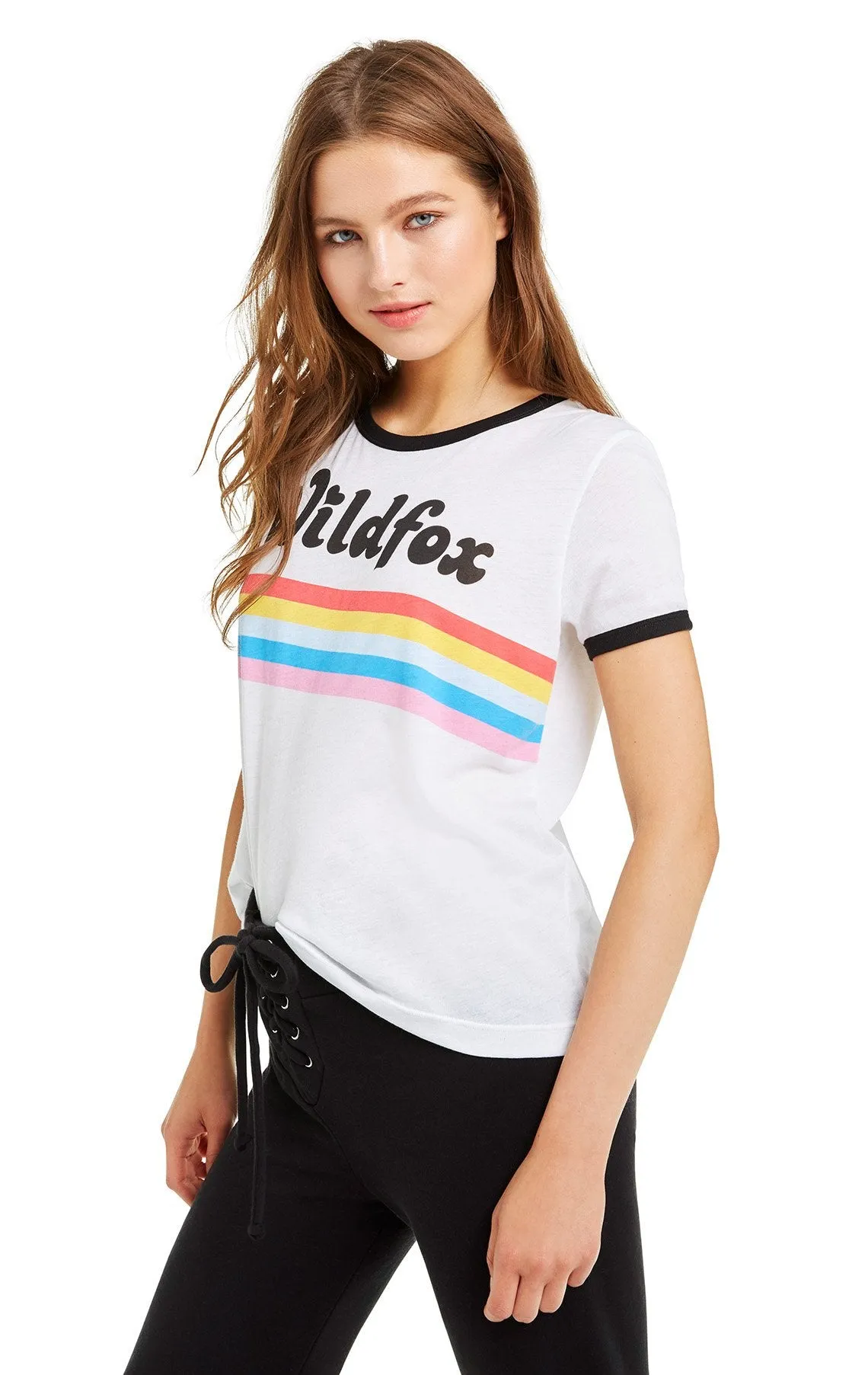 Wildfox Striped Wildfox Johnny Ringer Tee Shirt