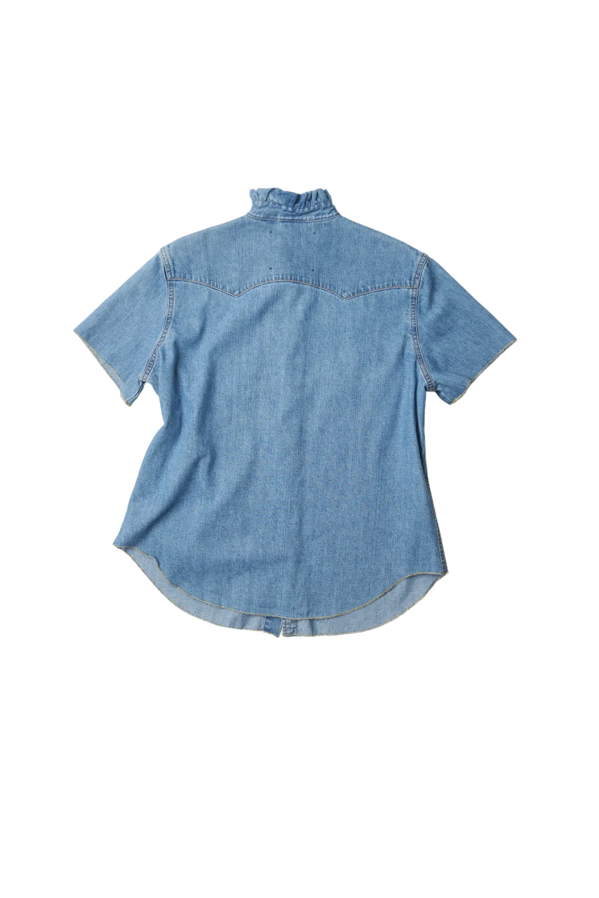 WILLIE|   ruffle neck denim #2